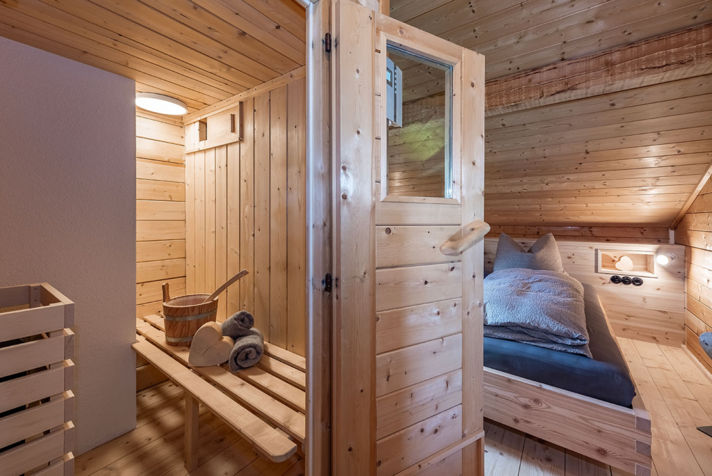 Sauna benessere alpina